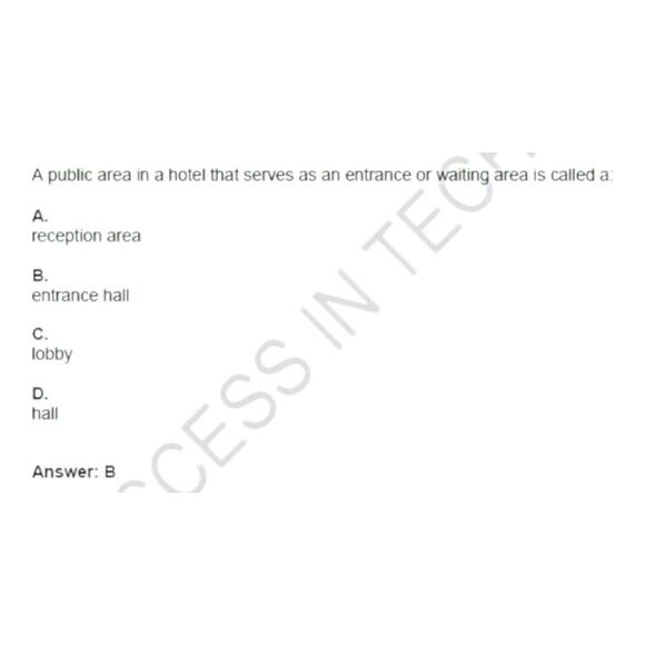 Printout AHLEI-CHA Certified Hotel Administrator Exam Study Guide - Picture 3 of 4